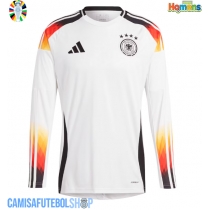 Camisa de time de futebol Alemanha Replicas 1º Equipamento Europeu 2024 Manga Comprida